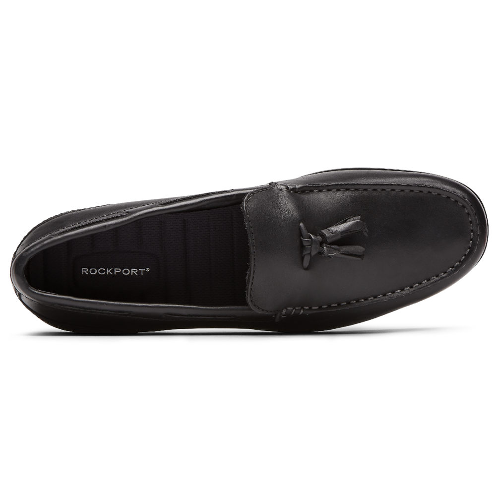 Rockport Loafers Herre Svart - Malcom Tassel - UQVE21430